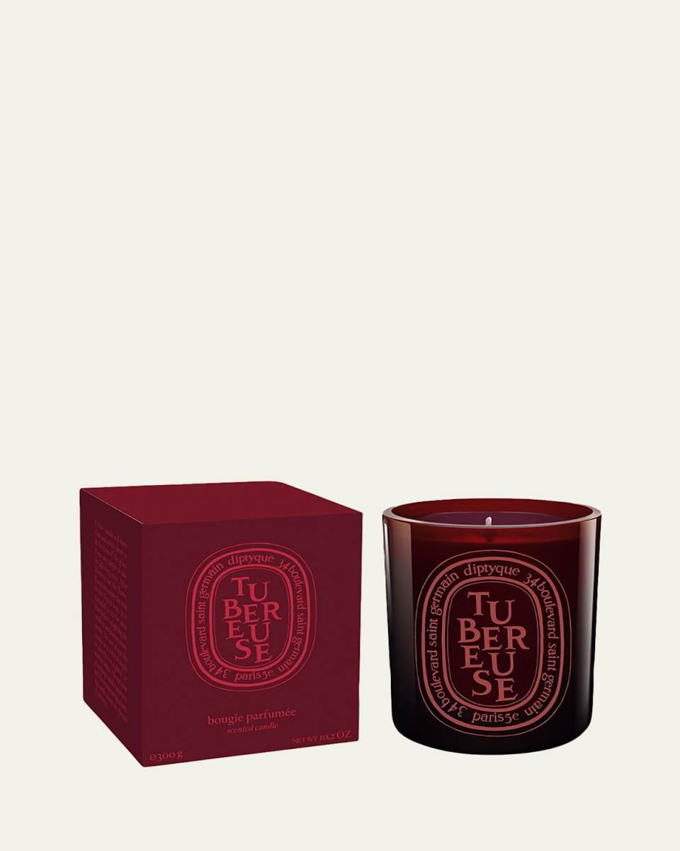 Tubereuse (Tuberose) Scented Red Candle, 10.2 oz.